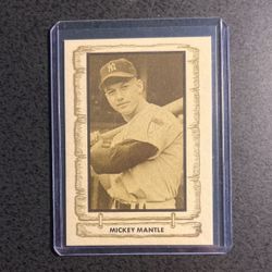 Mickey Mantle 1980 Baseball Legends Card
