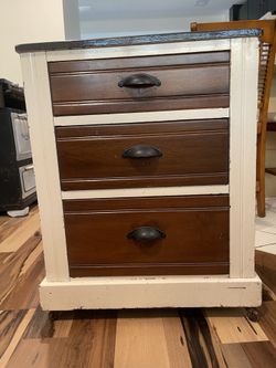 Vintage Rolling Dresser