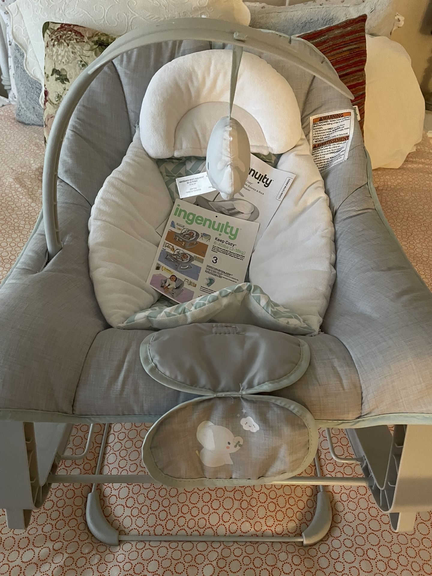 Ingenuity Keep Cozy Three In One Bouncer And Rocker