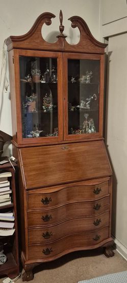Antique desk display unit