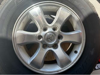 OEM Toyota 4Runner 17” Wheels & Bridgestone Dueler Tires (Set of 4)