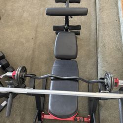 Weight Set, Bench, 