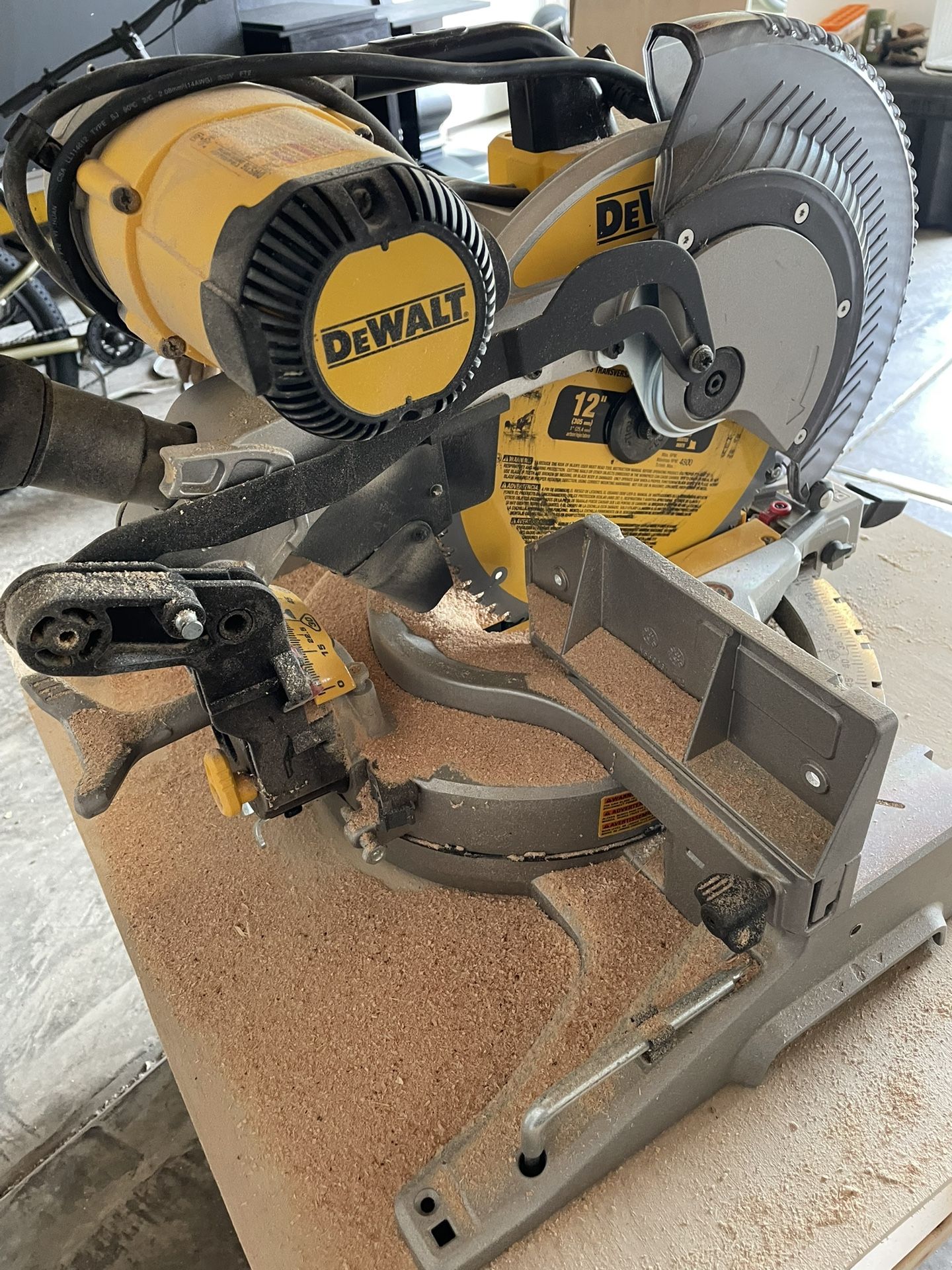 15 Amp Corded 12 in. Double Bevel Sliding Compound Miter