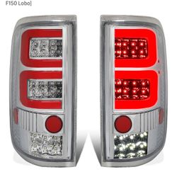 New in box DNA MOTORING TL-F15004-LED-RD3D-CH-CL LED 3D Tail Light Assembly Driver & Passenger Side [Compatible with 04-08 Ford F150 Lobo]