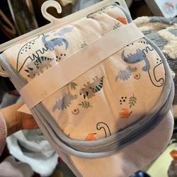 Dinosaur Burp Clothes 