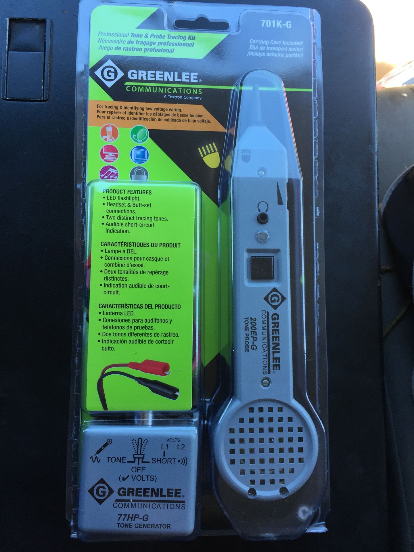 Greenlee toner kit 701 k-g. New