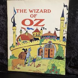 1970 Vintage The Wizard of Oz Book Educational Reading Service Teacher Childrens