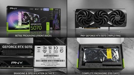PNY GeForce RTX 5070 12GB OC – Mint Condition