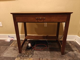 Wooden desk