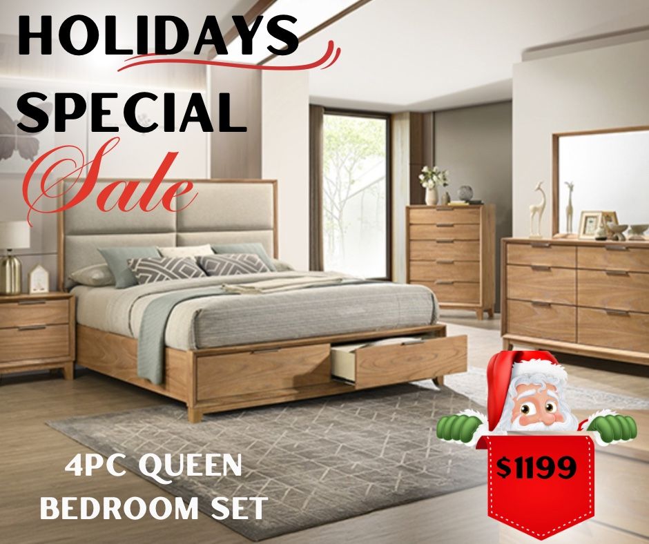 4 Pc Queen Bedroom Set 