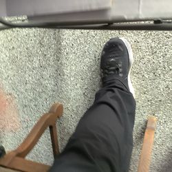 Sword with wooden sleeve, white braided handle, red letters CCC, looks to be in excellent condition. Approximately 39” from one end to the tip