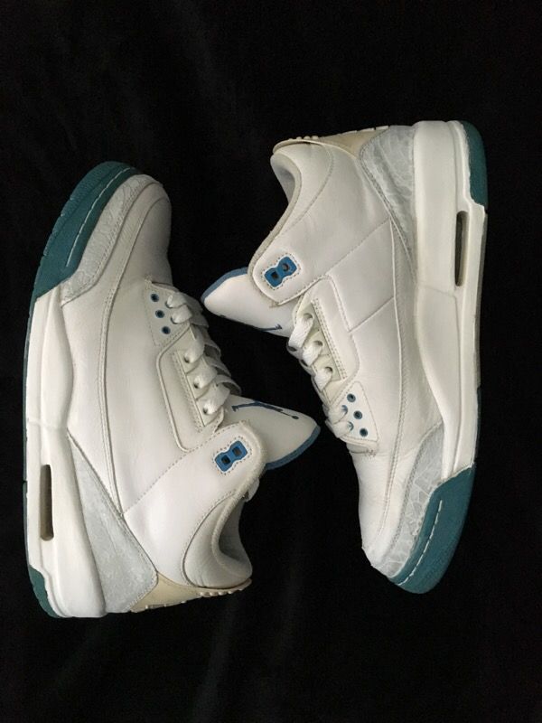 Jordan 3 Harbor Blue 10.5 men $50