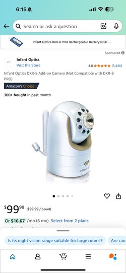 Infant Optics Camera