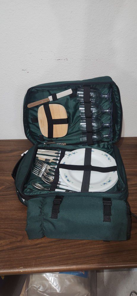 Picnic Time Ltd Edition Knorr Collab Branded Backpack Green NEW 