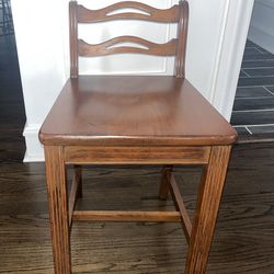 Gorgeous and Unique Tiny Lacquered Wingback Vintage Chair