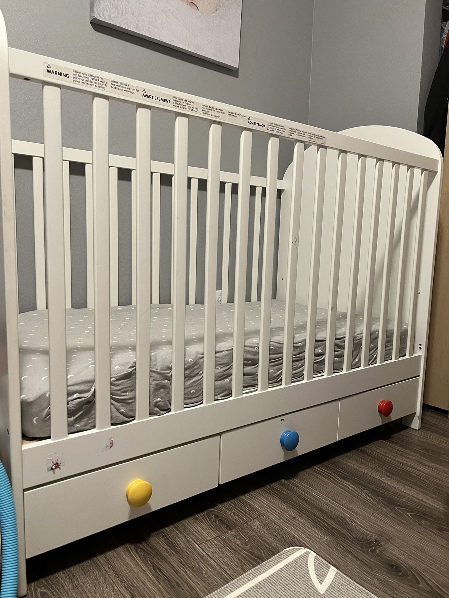 Ikea Crib With Mattress