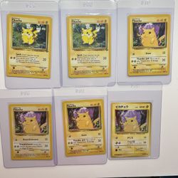 Pokemon Cards Pikachu Lot 