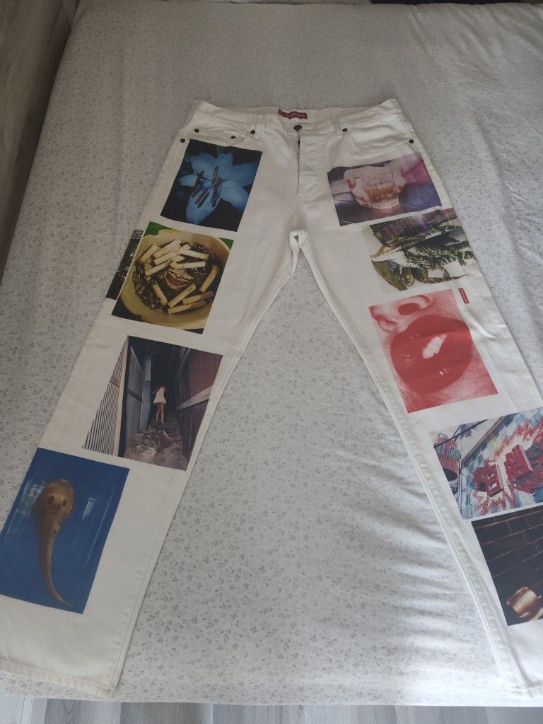 Supreme Daido Moriyama White Jeans