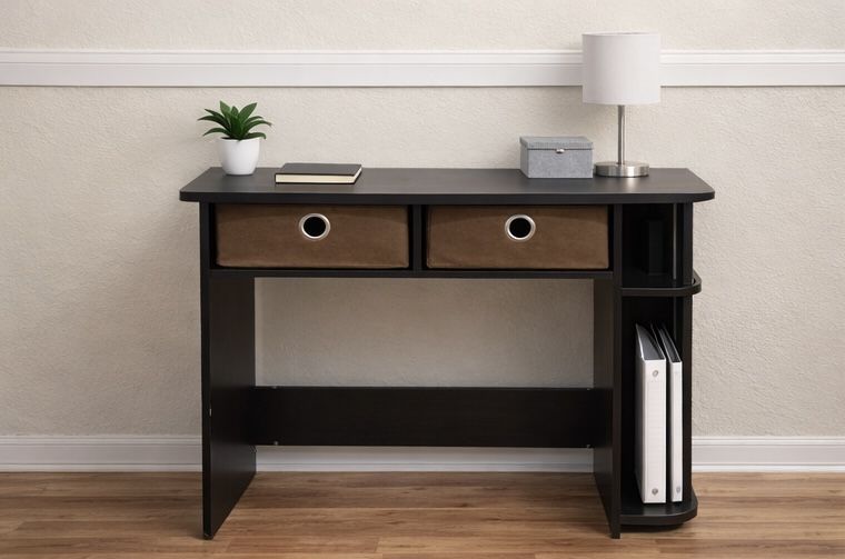 2 Compact Desk with Drawers and Shelving – Great for Small Spaces