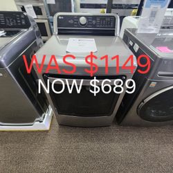 7.3 cu. Ft. Large Capacity Vented Electric Dryer With Sensor Dry & Easyload Door IN Graphite 