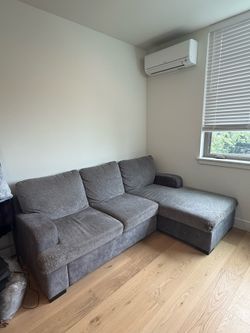 FREE couch with storage chaise and pull out bed
