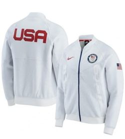 New Nike 2020 USA White Olympic Jacket