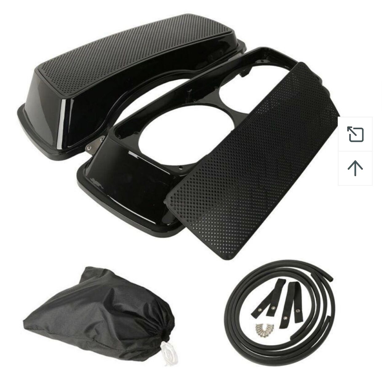 Saddlebag Lids Dual 6"x9" Speaker Cutouts Fit For Harley Touring '93-'13