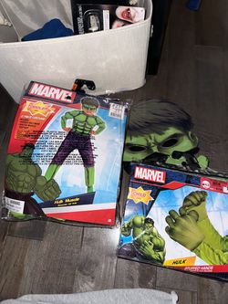 Marvel Hulk Toddler 2-4T Costume with Extra Accessories
