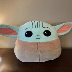 Baby Yoda and Star Wars Pillow