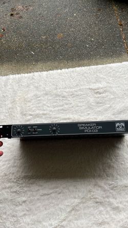 The item in the image is a Palmer PDI-03 Speaker Simulator and Loadbox
