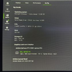 Gaming Laptop (RTX 3080)