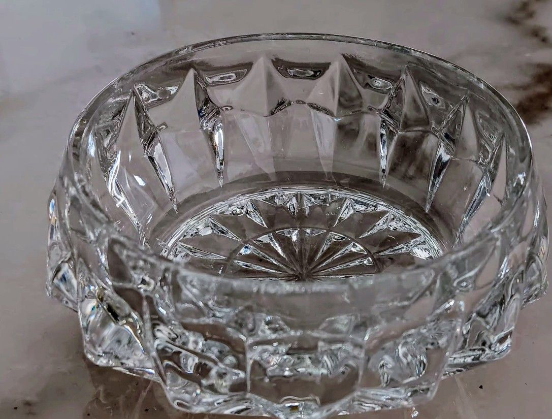 Vintage CRystal  Ashtray