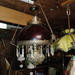 Late 1800 Vintage Oil Lamp Beautiful