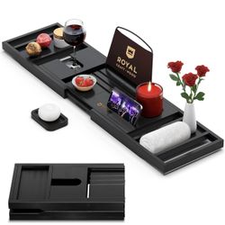 Black Bath Caddy 