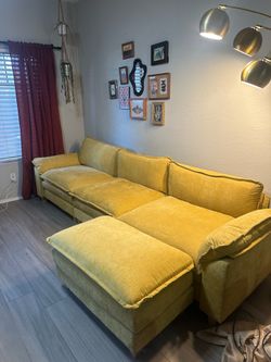 Yellow couch