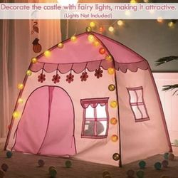 Princess Castle Play Tents f/ Girls Kids Play Tent Playhouse Gifts + Carry Bag