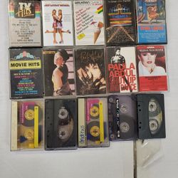 Lot Of 15 Misc Cassette Tapes