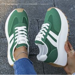Women's lightweight platform sneakers, women's shoes