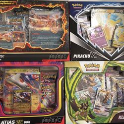 TCG 4 Pokemon Boxes and 2 Mega Evolution ETBs