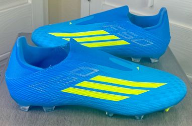 Adidas F50 League Laceless FG/MG Blue Soccer Cleats - JR8985 - Men’s Size 9.5 - New w/Tags