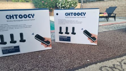 the Chtoocy Wireless Rechargeable Intercom System (Model C668-P3)