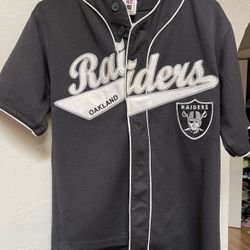 Vintage raiders shop baseball jersey