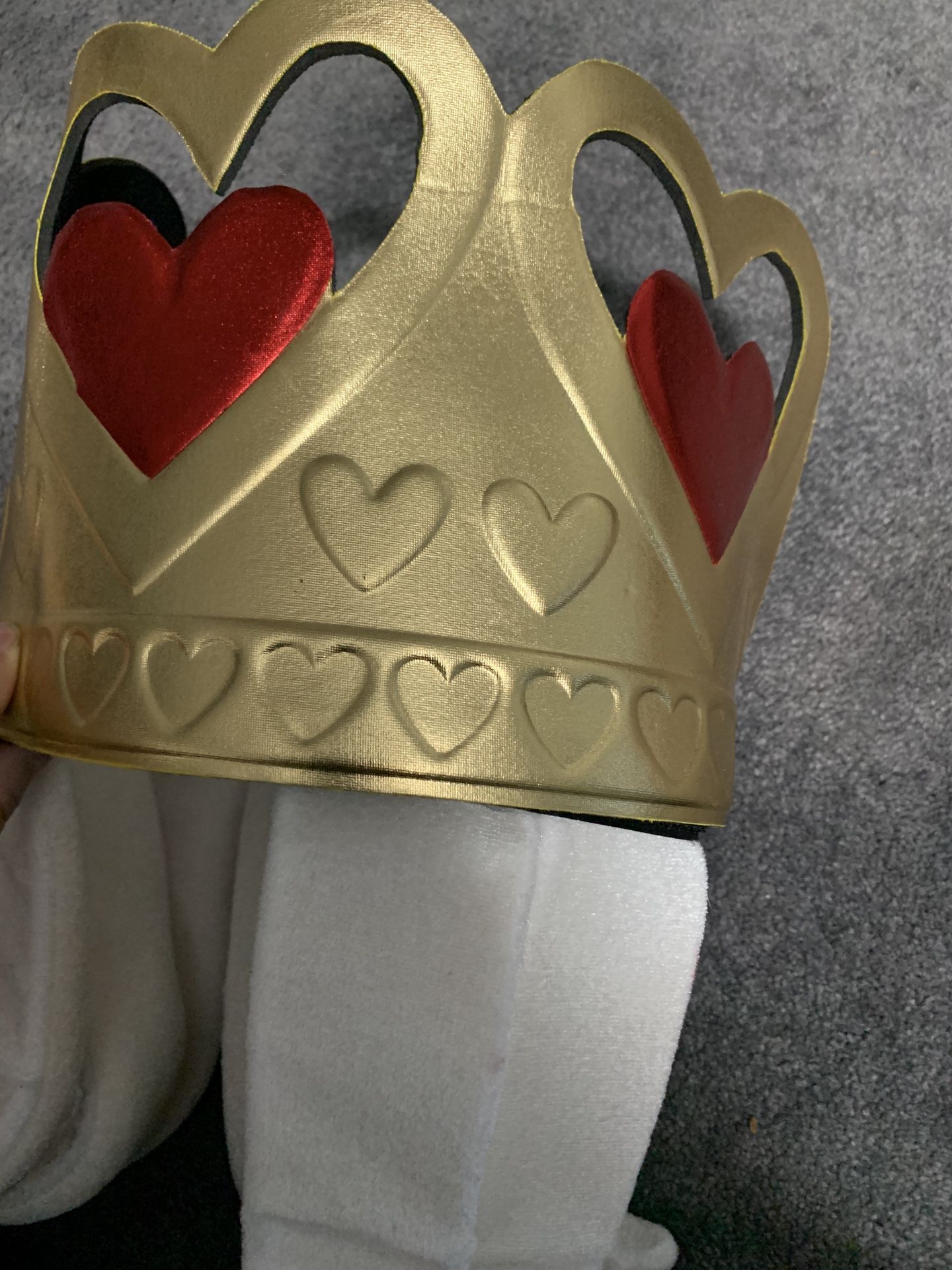 Alice In Wonderland King Of Hearts Hat Costume 