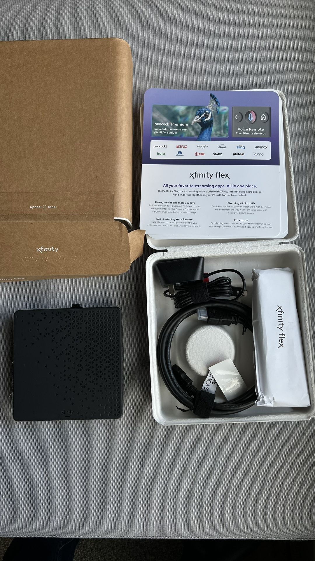 Xfinity Flex Tv Streaming Box 4k With Voice Remote