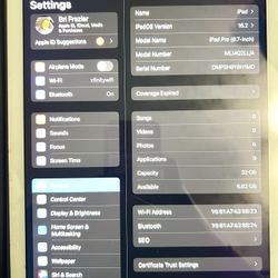 iPad Pro 9.7 Inches With Case 