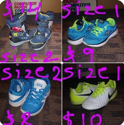 Kids shoes$8-$14