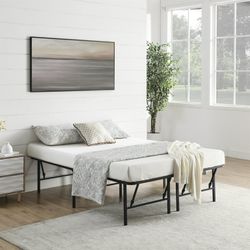 Queen 14 Inch Black Platform Bed Frame..New In Box