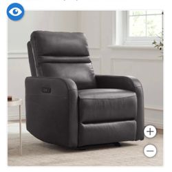 Aldryn Leather Power Glider Recliner 