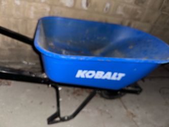 Kobalt Wheel Barrow.  Great condition.  Steel!  Less than a year old.  Large
