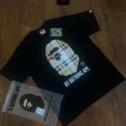 Black Burberry Bape Tee